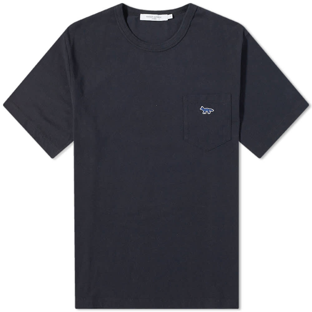 

Футболка Maison Kitsune Navy Fox Patch Classic Tee