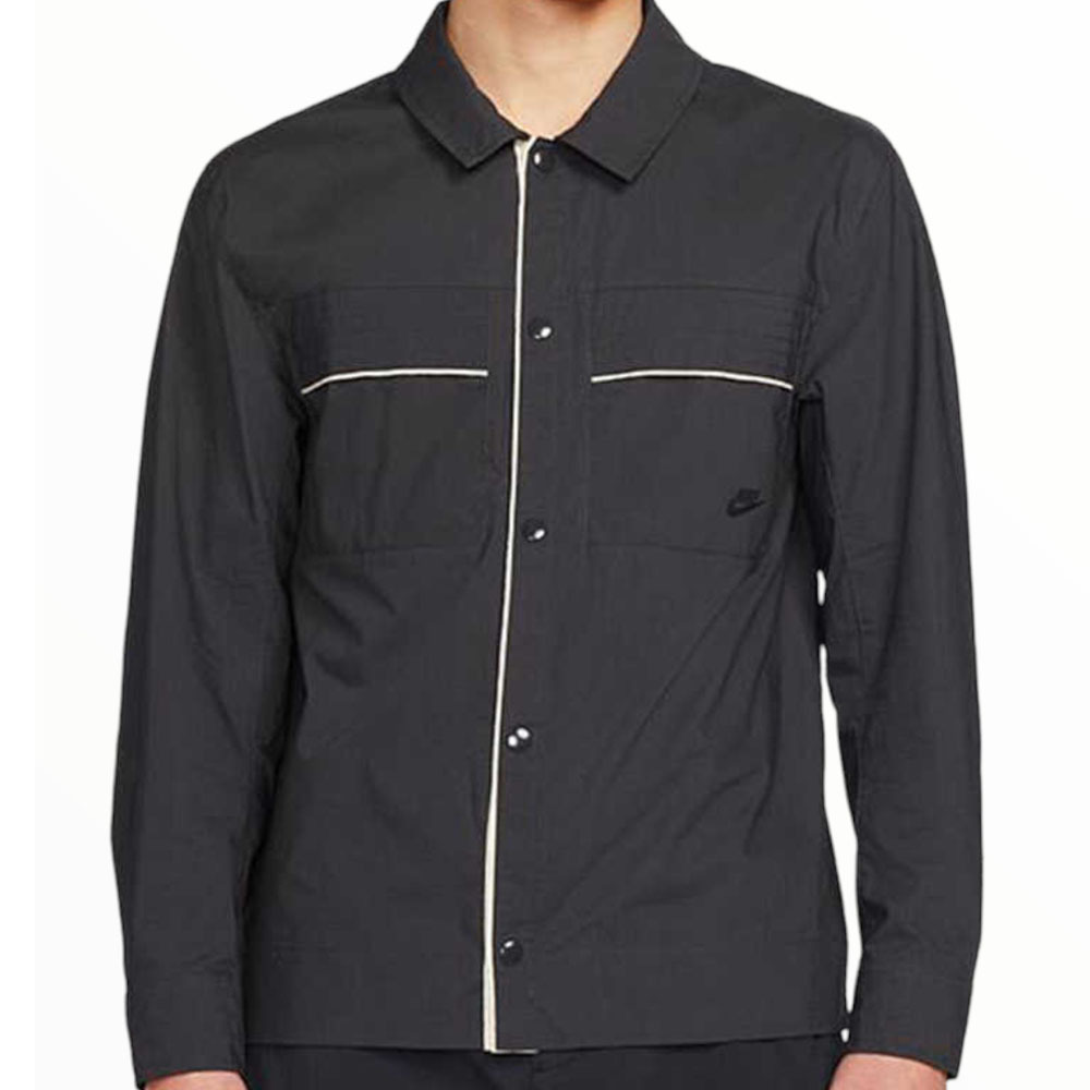

Рубашка Nike Essential Woven Button-Up, черный