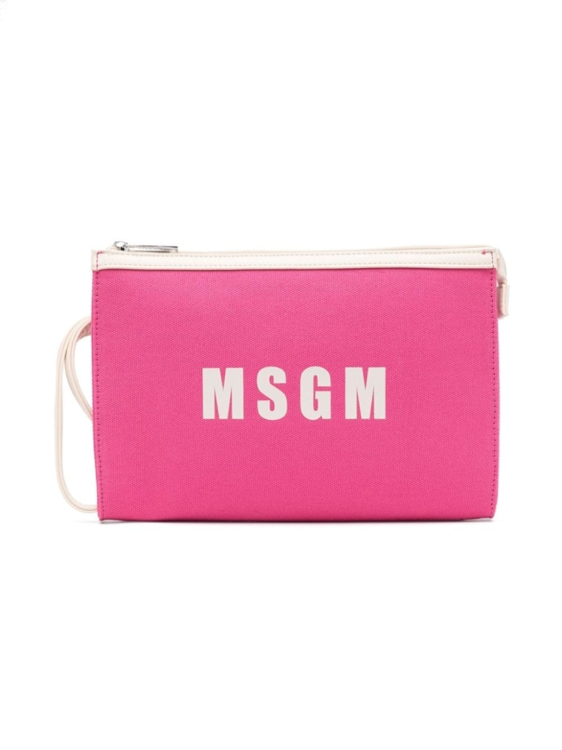 

MSGM Kids клатч с логотипом, розовый