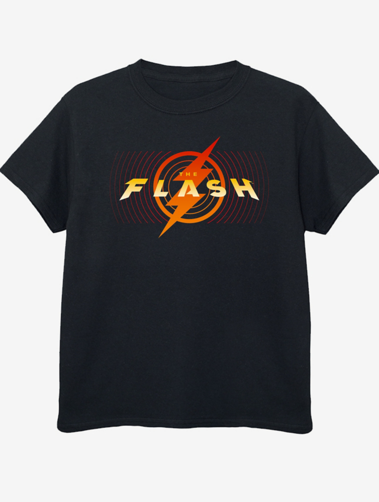 

NW2 The Flash Red Lightning Kids Черная футболка с принтом George., черный