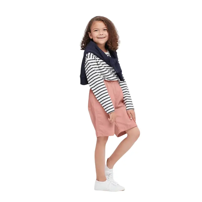 

Шорты Uniqlo Kids Cotton Twill Easy, розовый