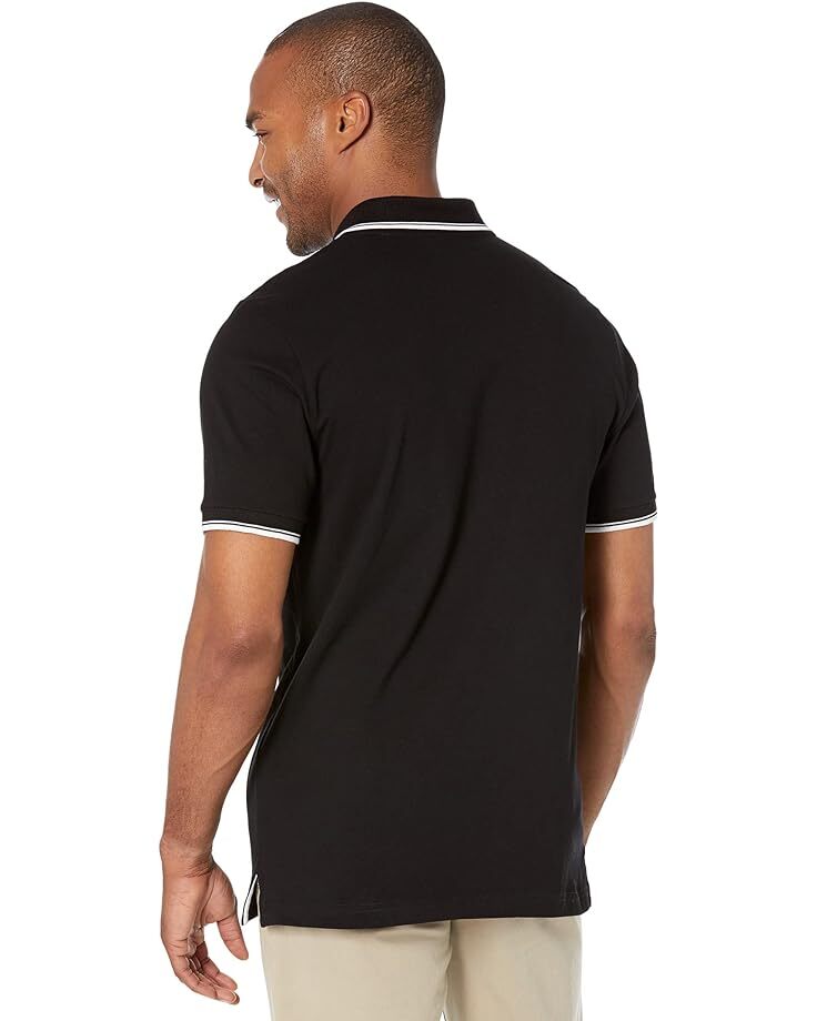 

Поло Karl Lagerfeld Paris Flat Head Pique Polo, черный