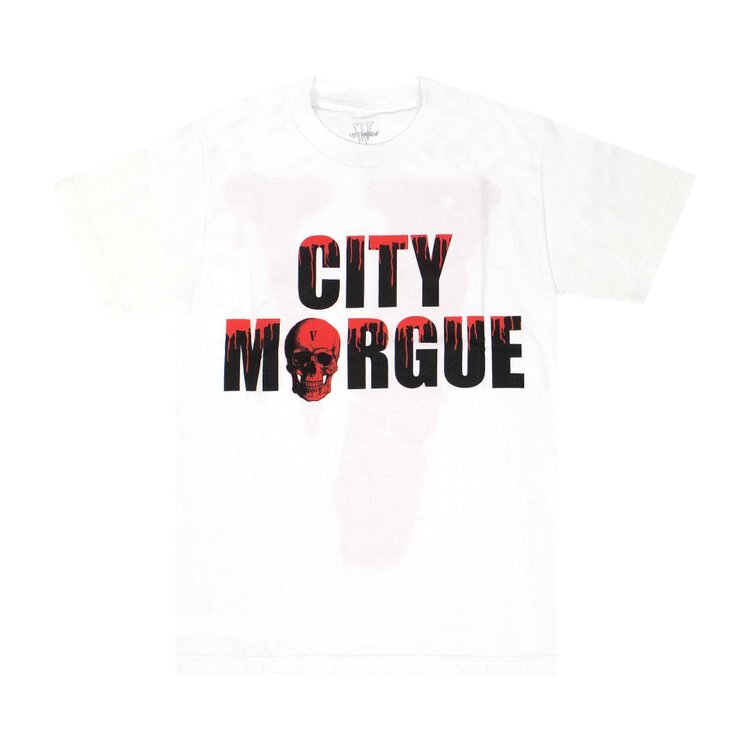 

Футболка Vlone x City Morgue Drip Short-Sleeve T-Shirt 'White', белый