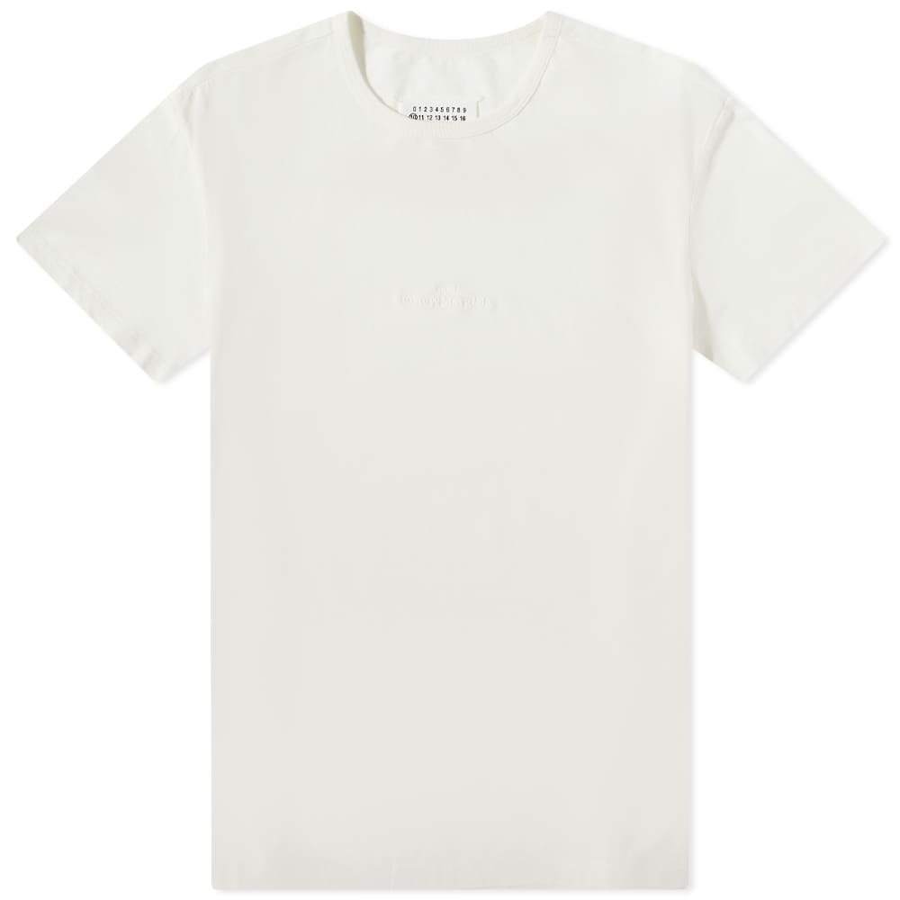 

Футболка Maison Margiela Embroidered Tonal Text Logo Tee, Коричневый