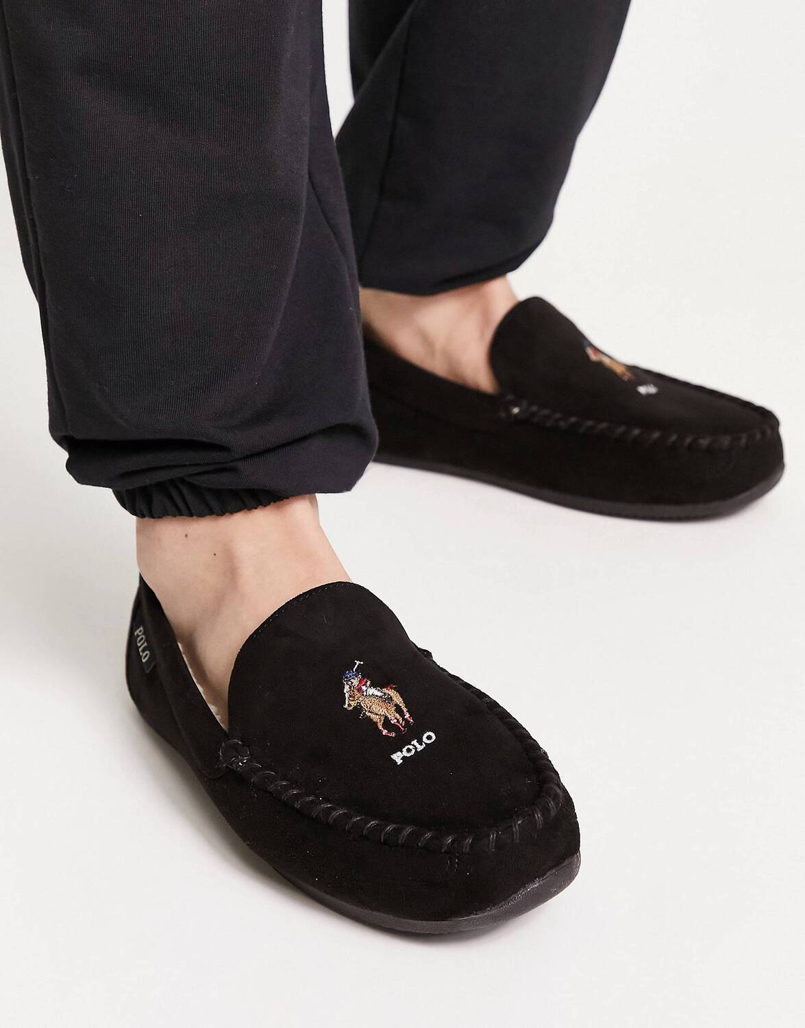 

Черные мокасины с пони-мишками Ralph Lauren эксклюзивно для Asos