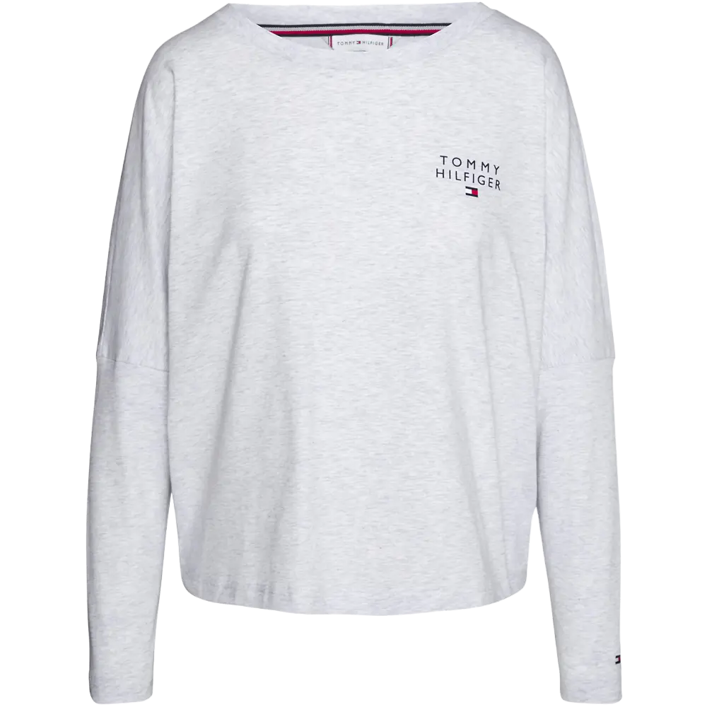 

Лонгслив Tommy Hilfiger Logo, серый