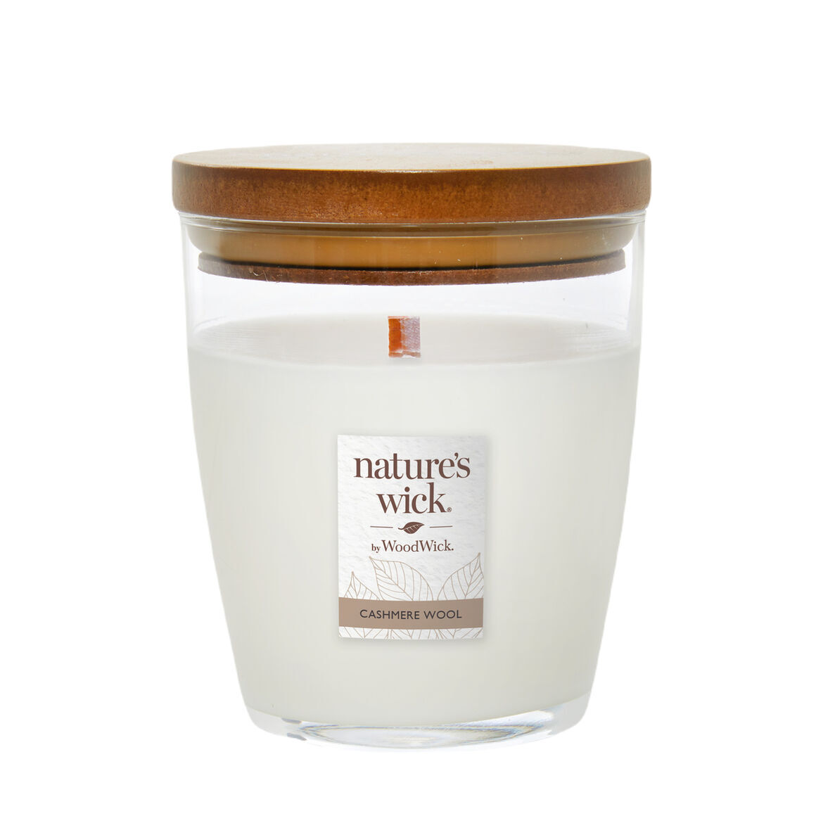 Nature's Wick By WoodWick Cashmere Wool ароматическая свеча Cashmere Wool, 284 г ароматическая свеча woodwick cahmere wool 1 шт