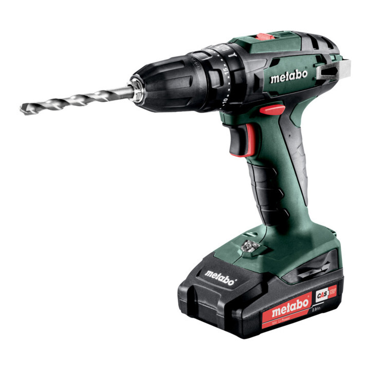 

Аккумуляторная комбинированная дрель Metabo SB 18 metaBOX 145, 18В 2x2Ач + SC 30