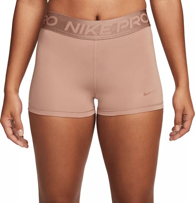 

Женские шорты Nike Pro 3 дюйма со средней посадкой и широким поясом