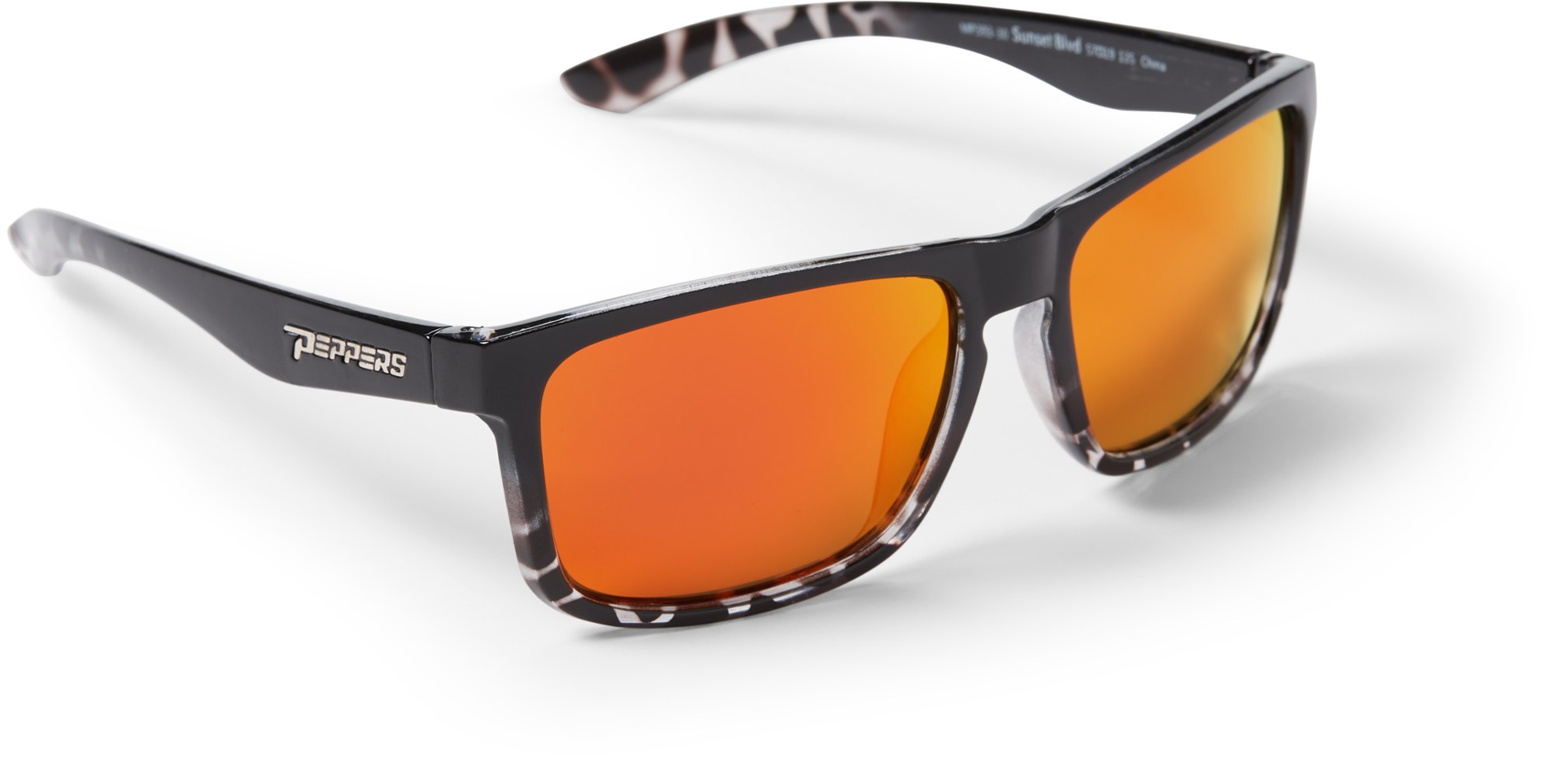 Поляризационные солнцезащитные очки Sunset Blvd Pepper's, черный