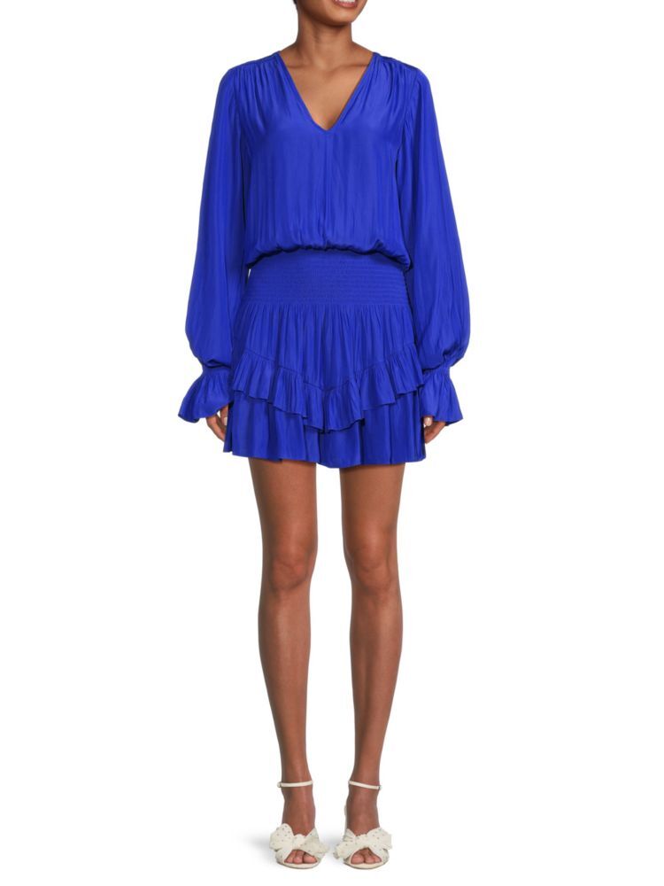 

Мини-платье Carter Bloson Ramy Brook, цвет Royal Blue