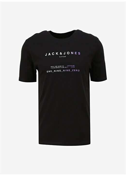 

Черная мужская футболка с круглым вырезом JCORIOT TEE SS CREW NECK FST Jack & Jones, черный