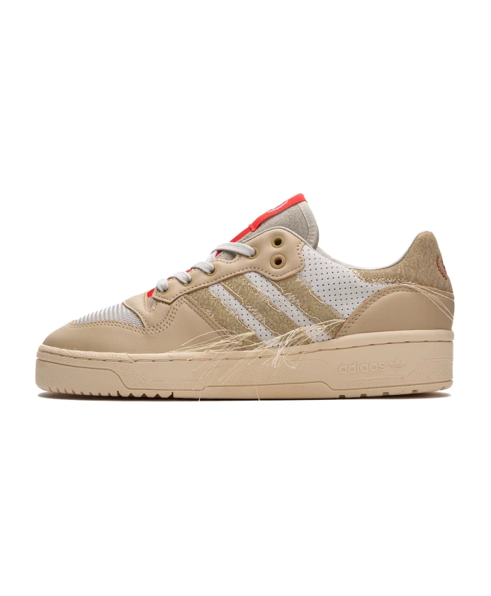 

Кроссовки с логотипом Adidas, бежевый