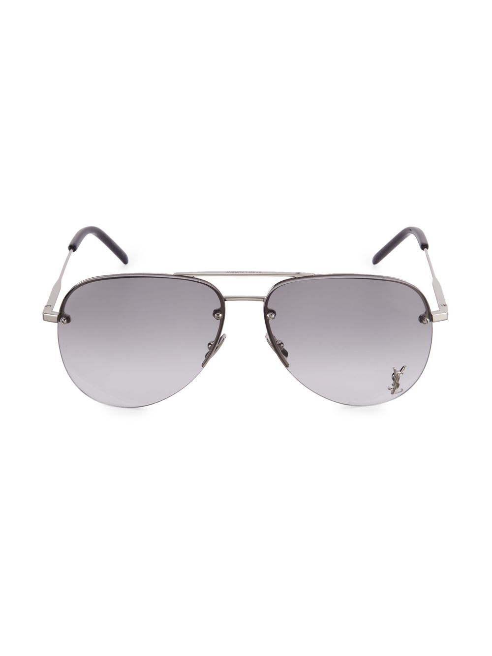 

Солнцезащитные очки-авиаторы Monogram 59MM Saint Laurent, серебряный
