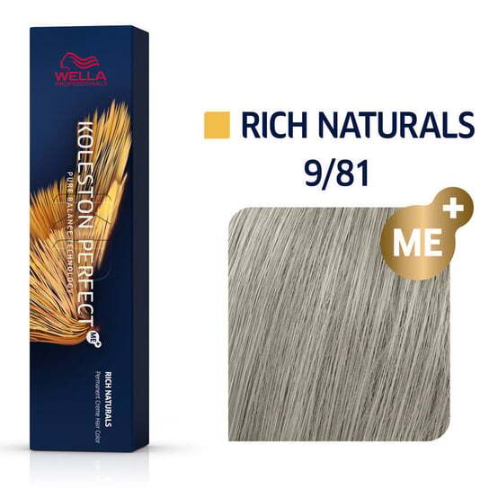 

Стойкая краска для волос 9/81 60мл Wella Koleston Perfect ME+