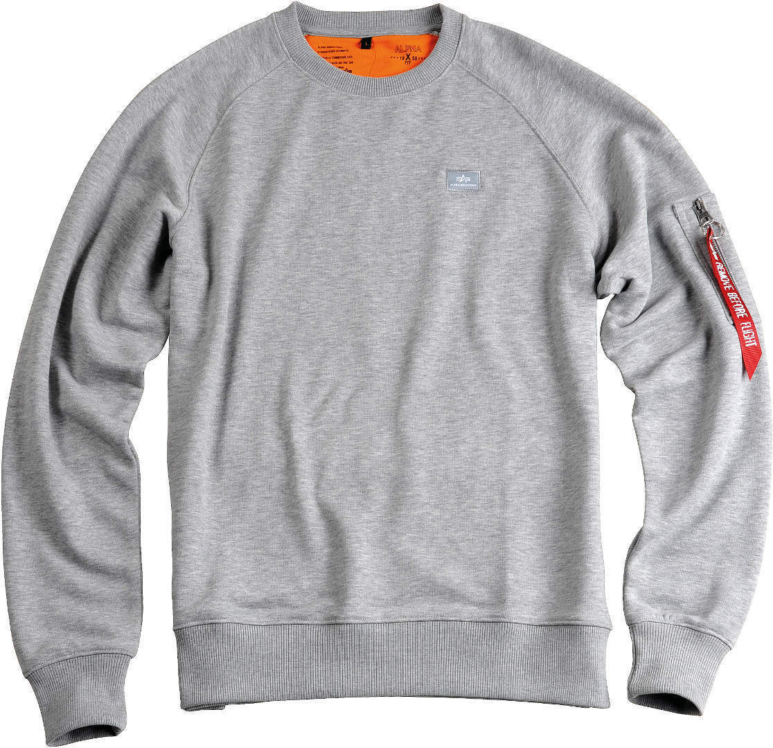 

Толстовка Alpha Industries X-Fit, серая, Серый