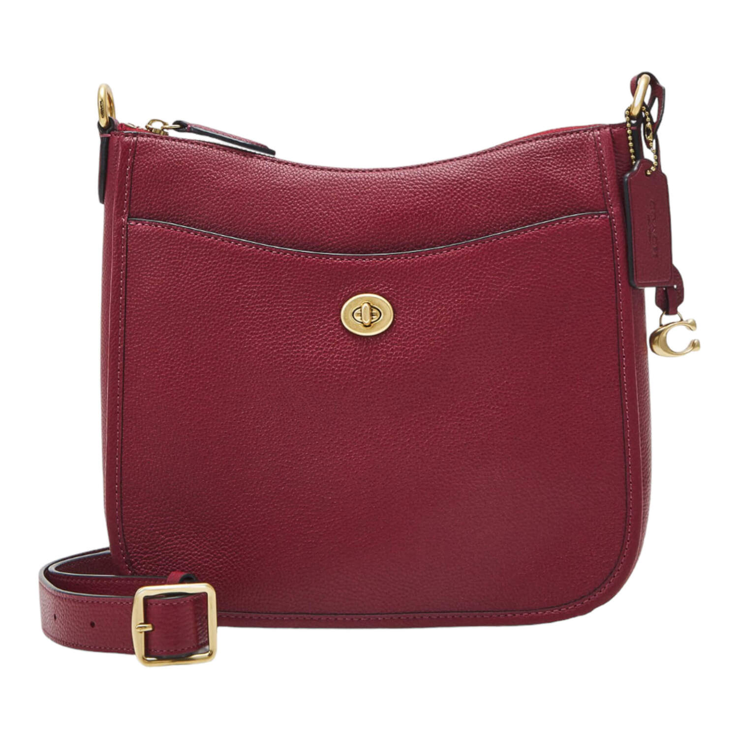 

Сумка Coach Chaise Crossbody, бордовый