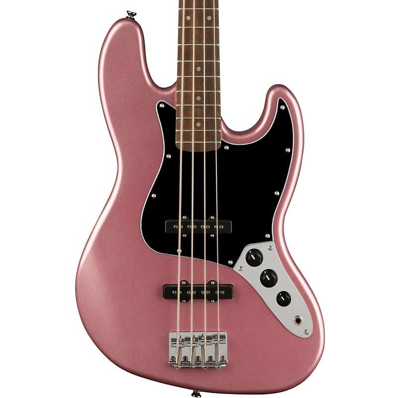

Squier Affinity Jazz Bass - Лорел, Бургундский туман Affinity Jazz Burgundy Mist