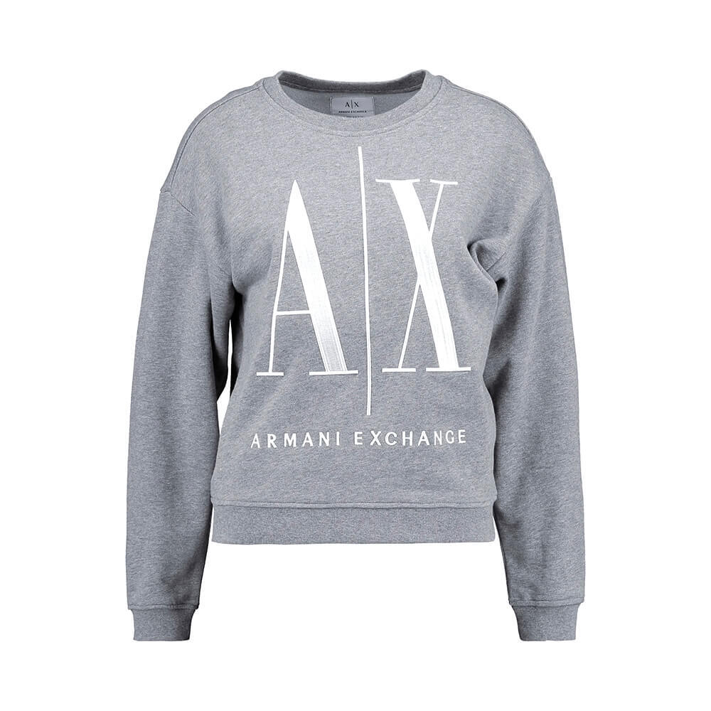 

Свитшот Armani Exchange FELPA, серый