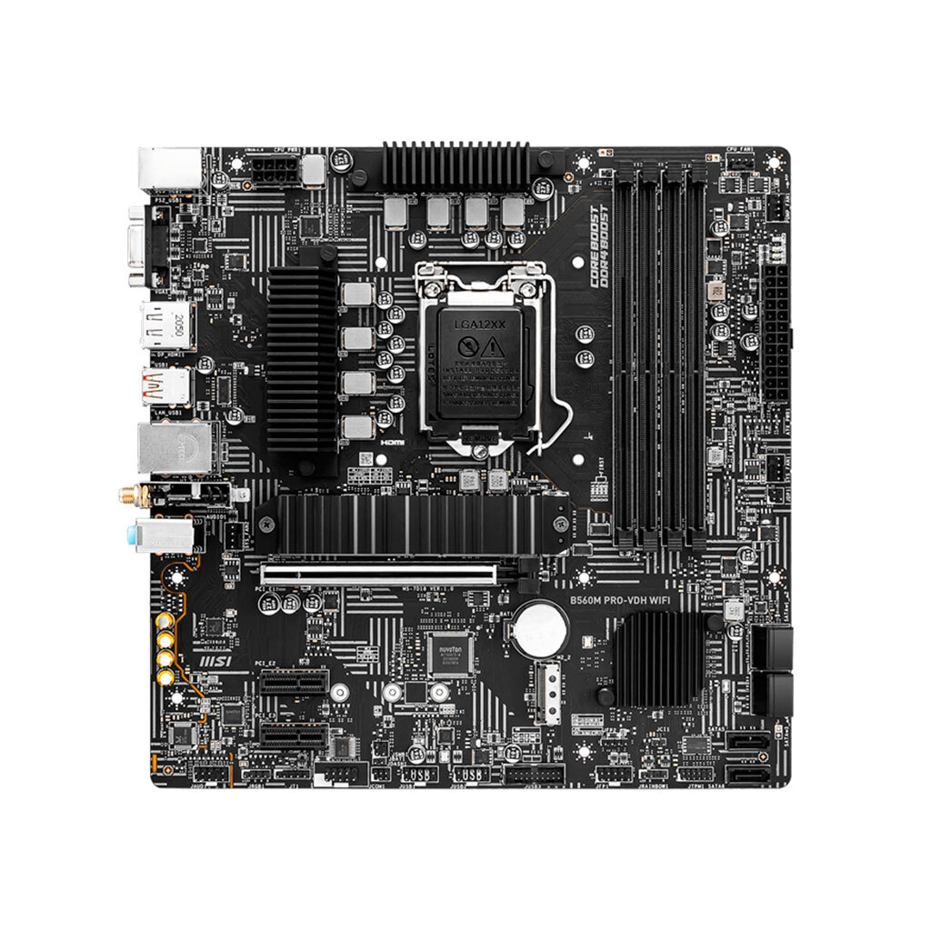 

Материнская плата MSI B560M PRO-VDH, WiFi, LGA 1200, DDR4