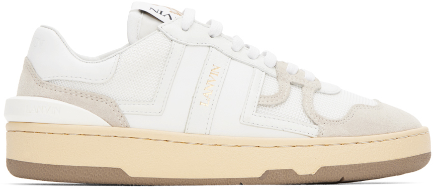 

Белые глиняные кроссовки Lanvin