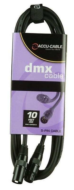 

5-контактный кабель DMX для американского диджея — 10 футов American DJ 5-Pin DMX Cable - 10 Foot