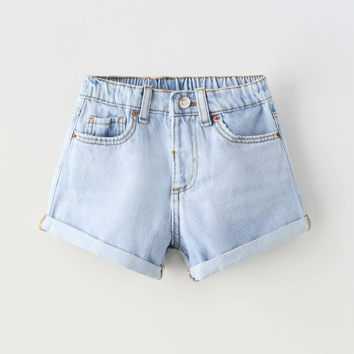 

Шорты джинсовые Zara Bermuda, голубой, Синий