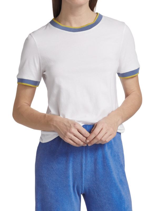 

Хлопковая футболка ringer Monrow White