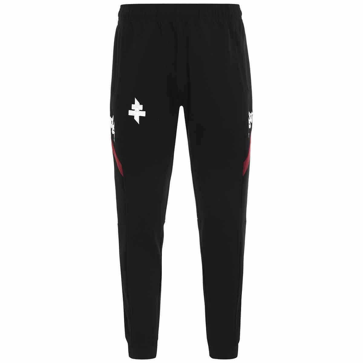 

Брюки Kappa Fc Metz 2022/23 Arufinzip 6, черный/красный
