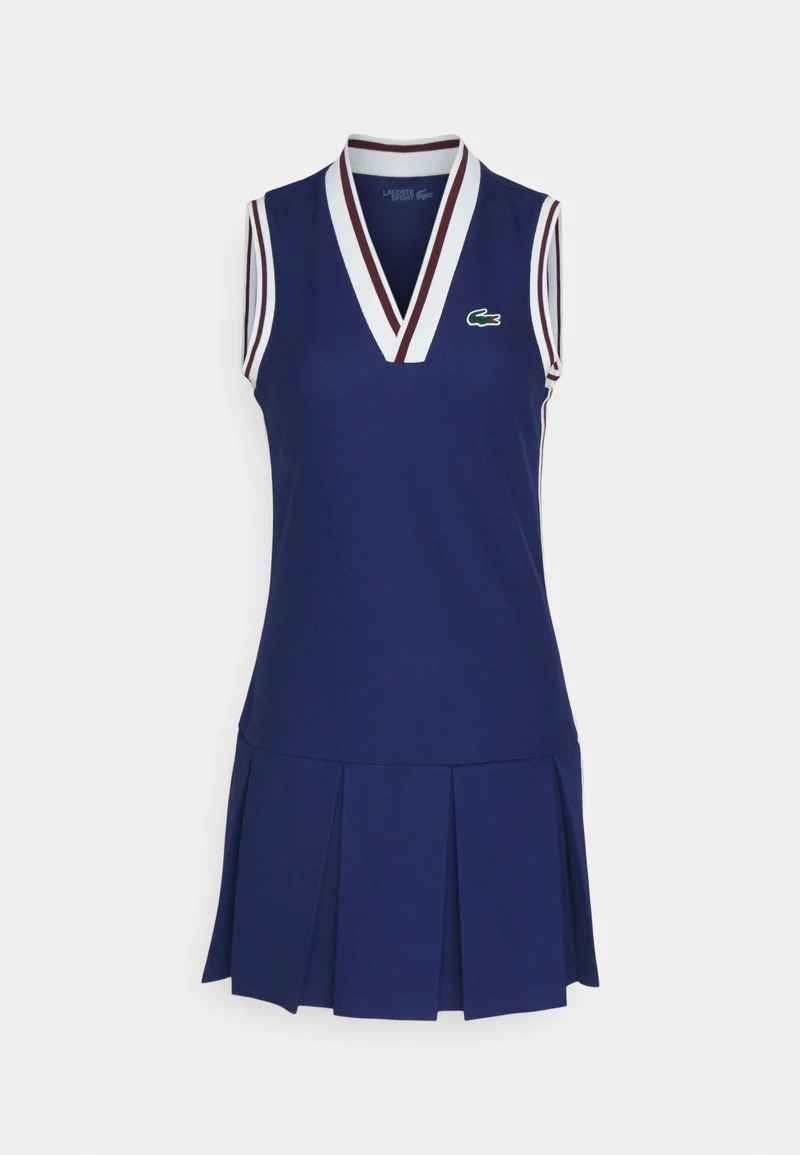 Спортивное платье Lacoste Sport Sports Dress, синий платье теннисное elastic active молочный