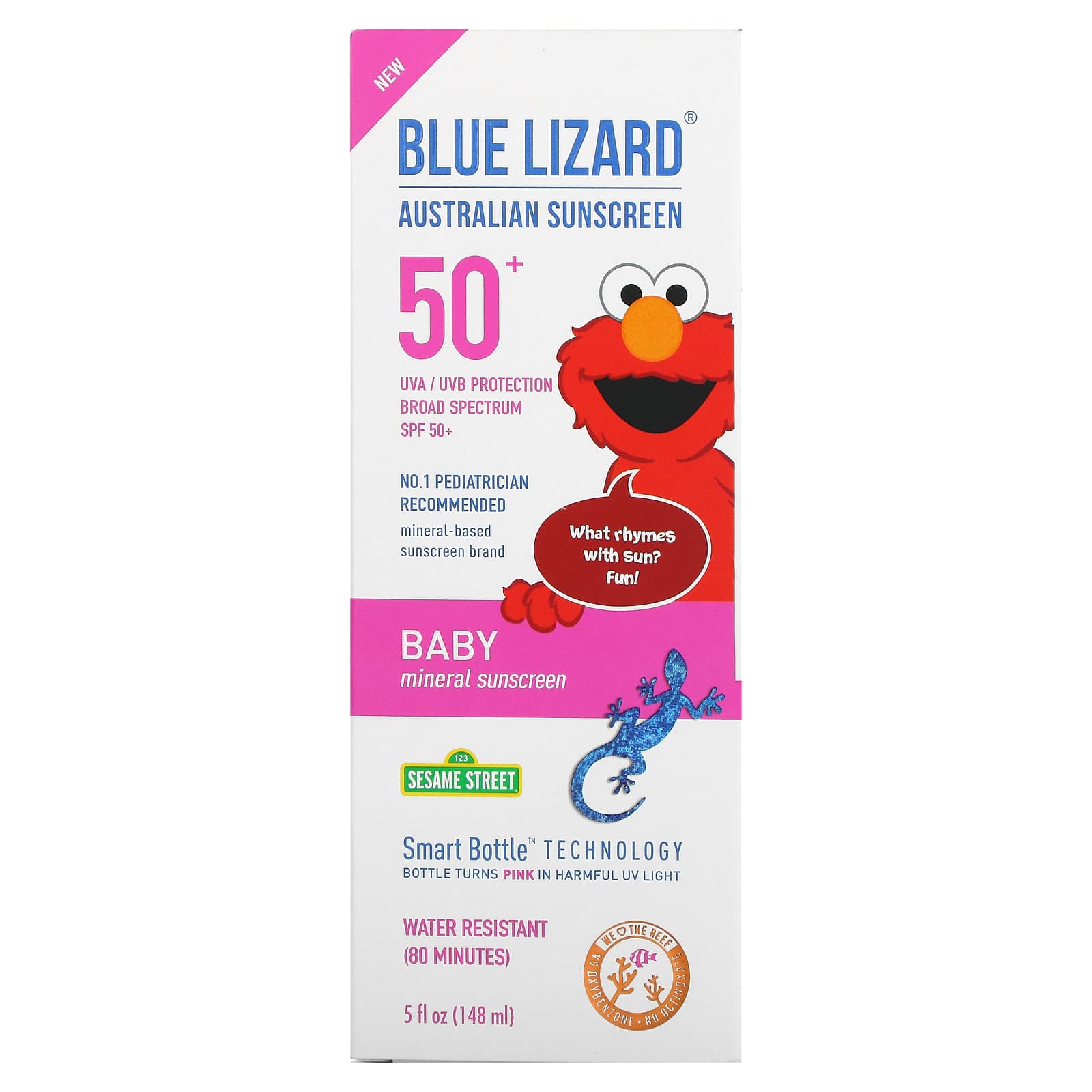 Минеральное Солнцезащитное Средство Blue Lizard Australian Sunscreen SPF 50+, 148 мл