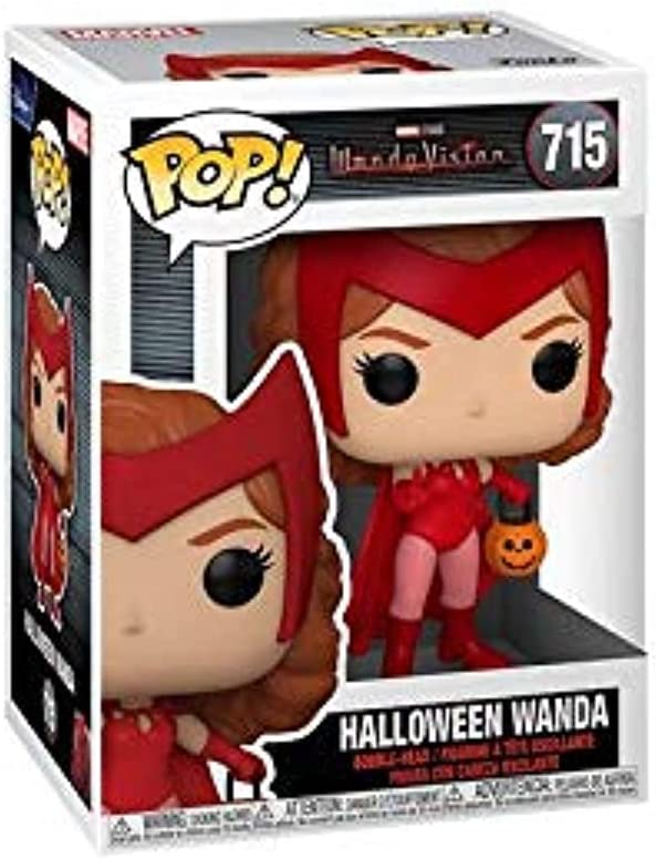 Фигурка Funko Pop! Marvel: WandaVision - Halloween Wanda Vinyl Figure подвижная фигурка funko vinyl figure villainous valentines birdy