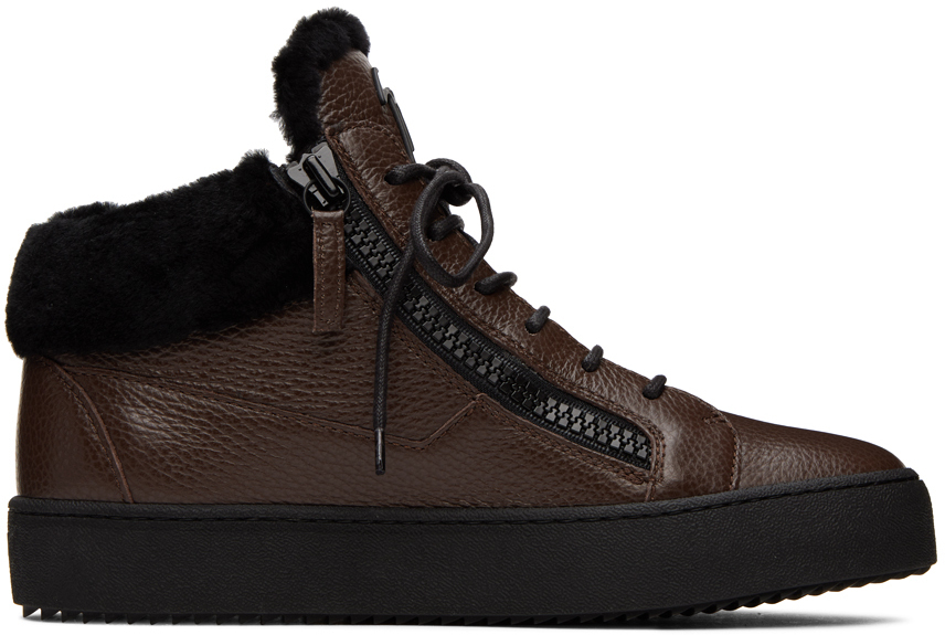 

Коричневые кроссовки Kriss Giuseppe Zanotti