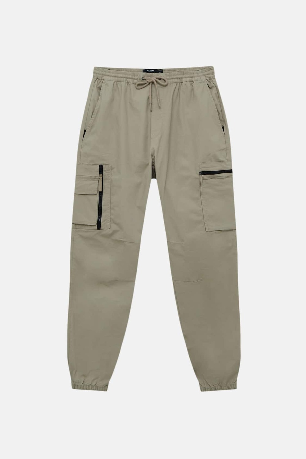 

Брюки-карго Pull&Bear Ripstop, светло-серый