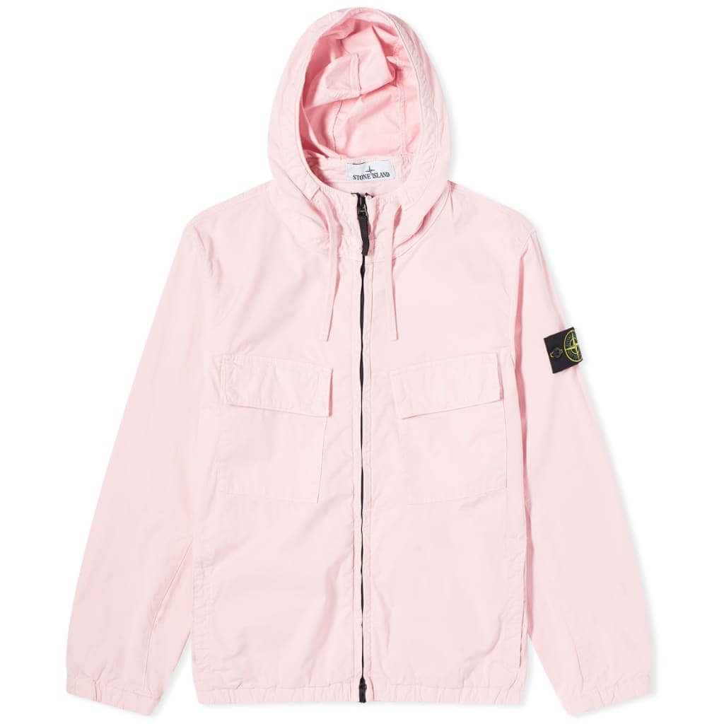 Куртка Stone Island Supima Cotton Twill Stretch-TC Hooded, розовый