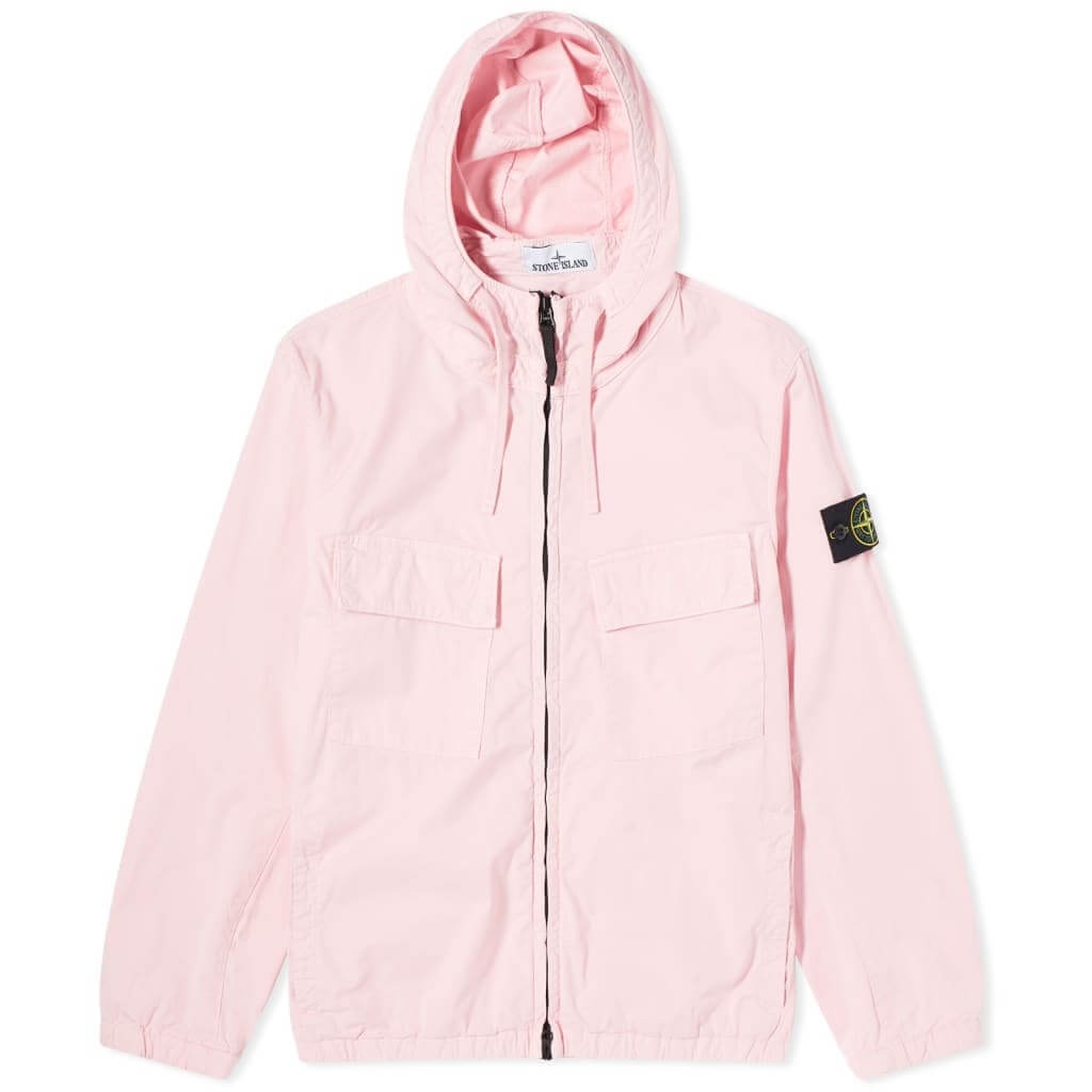 

Куртка Stone Island Supima Cotton Twill Stretch-TC Hooded, розовый