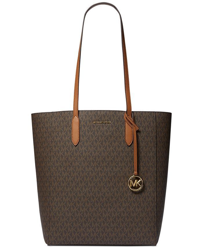 

Большая сумка-шоппер с логотипом Sinclair North South Michael Kors, коричневый