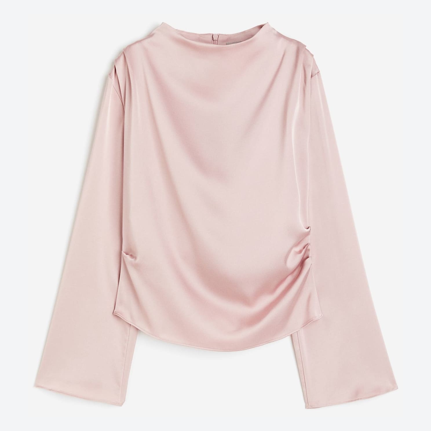 

Блуза H&M Satin, светло-розовый