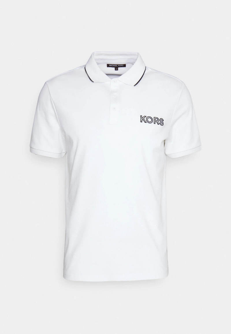 

Поло Michael Kors Chest Logo Tipped, белый