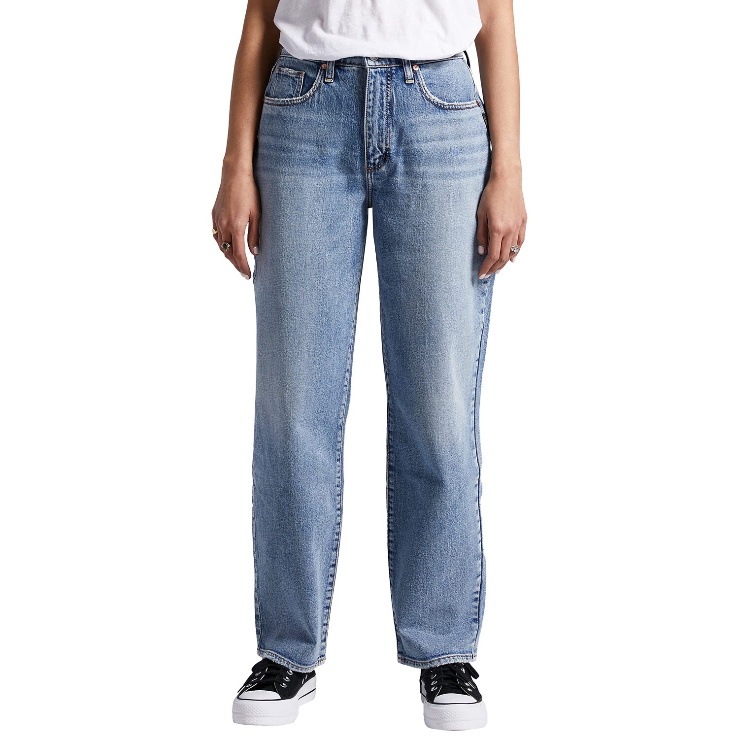 

Джинсы Silver Jeans Co., Mid-Rise Straight Leg Dad Jeans L28365RCS210