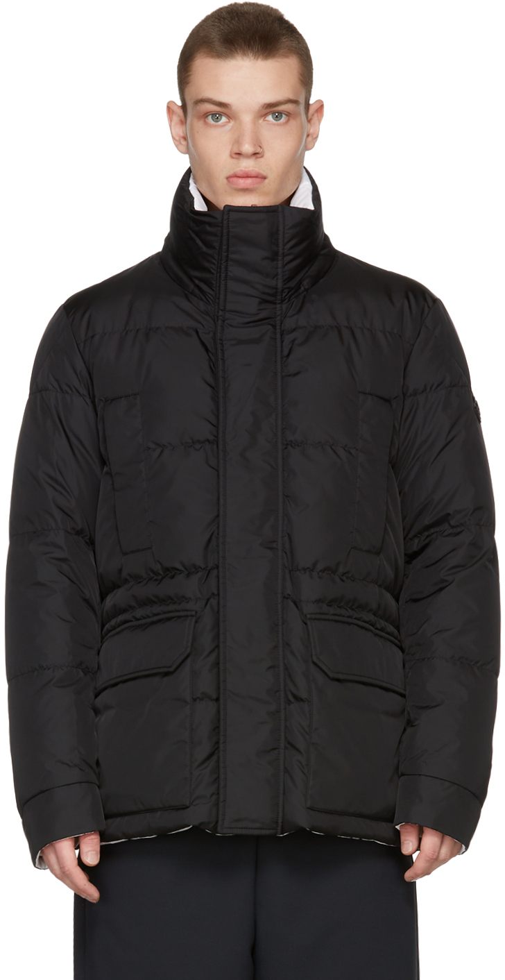 

Черная двусторонняя пуховая куртка Guerin Moncler, Черный