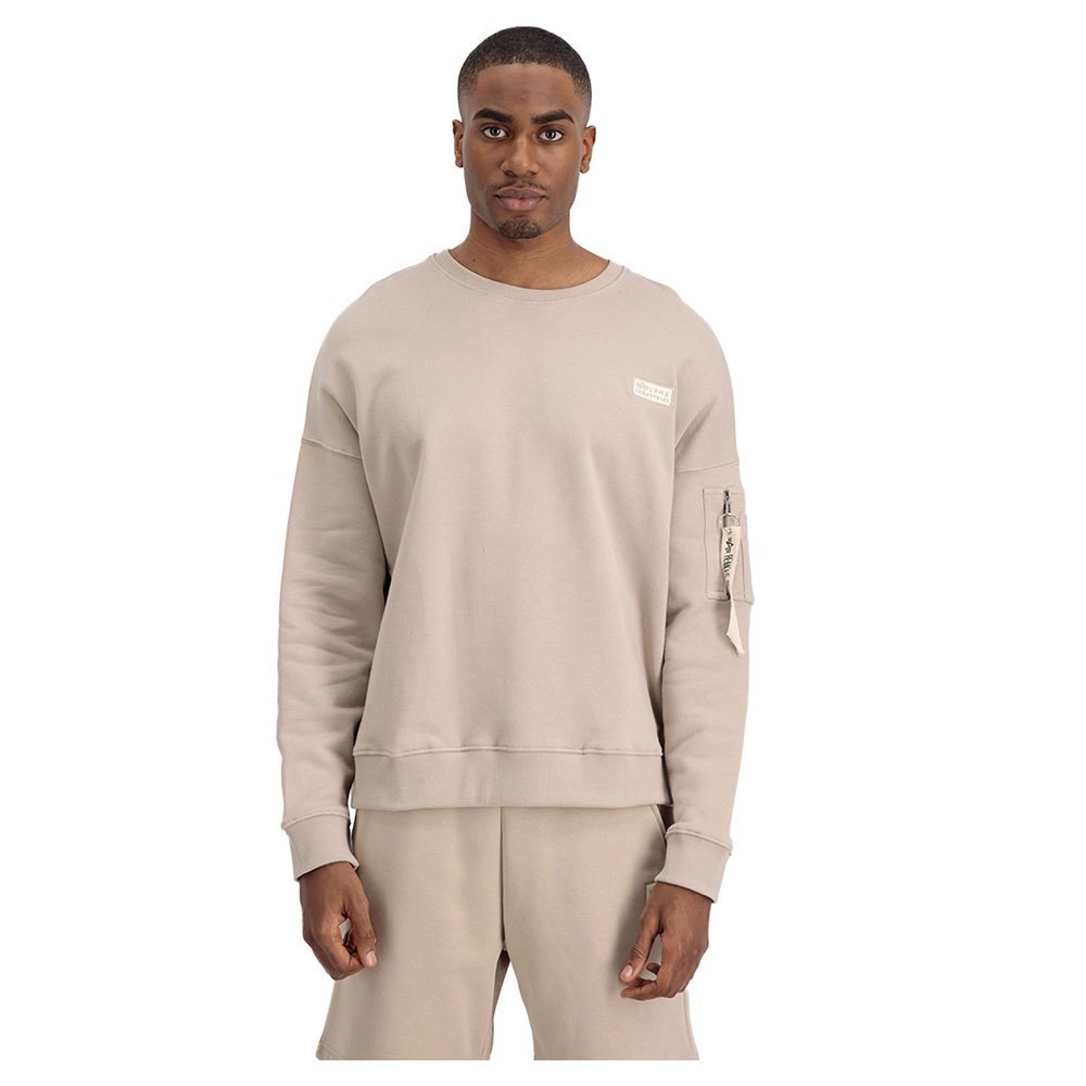 

Худи Alpha Industries Organics OS, бежевый
