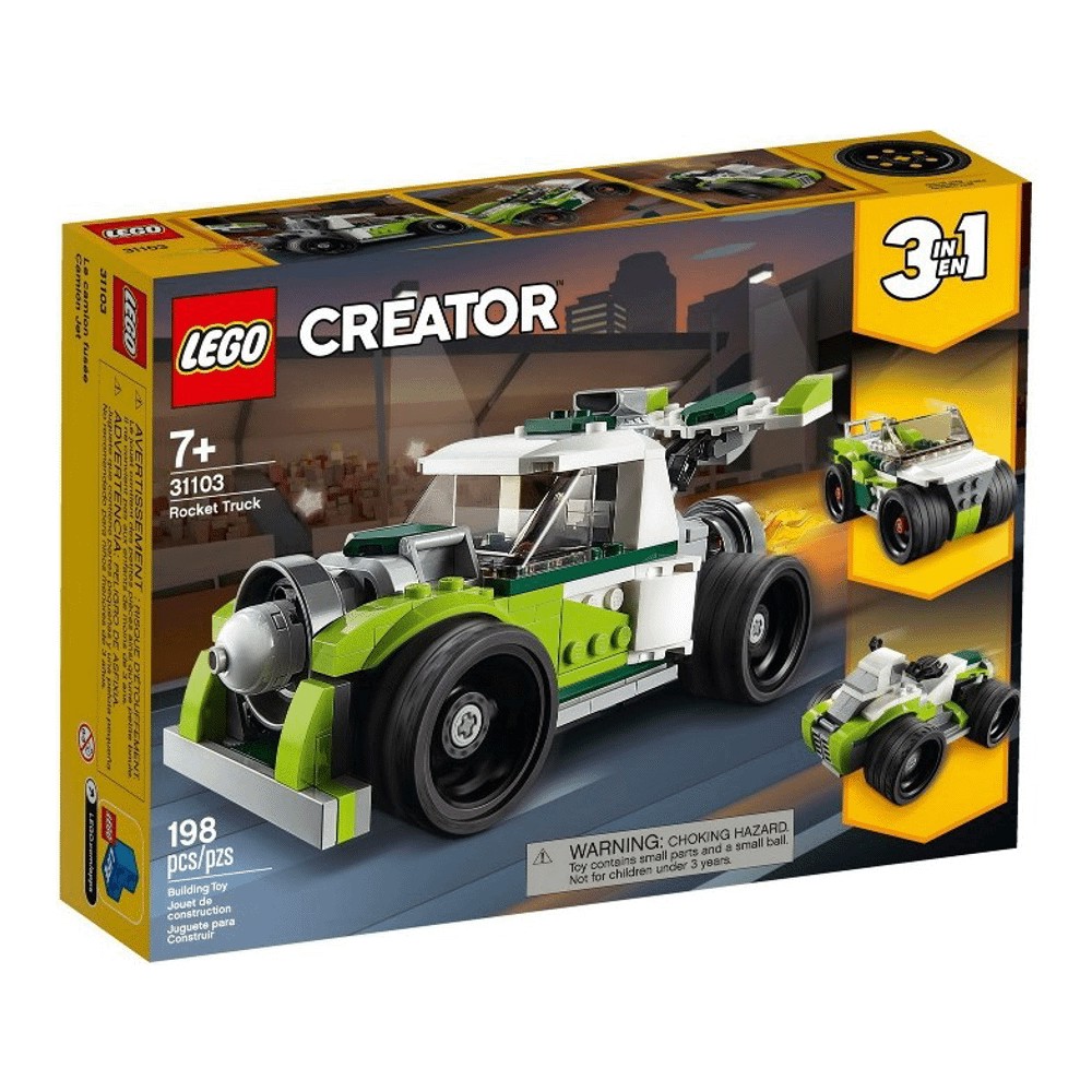 Конструктор LEGO Creator 31103 Грузовик-ракета lego creator 3in1 низкорамный грузовик с вертолетом