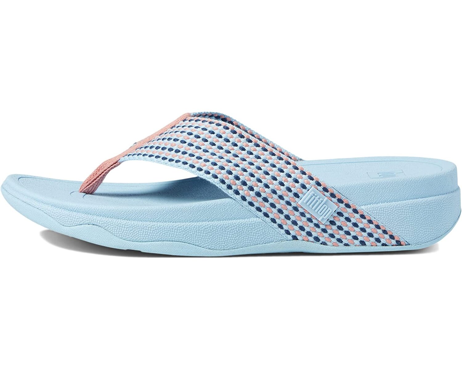 

Сандалии Surfa Slip-on Sandals FitFlop, небесно-голубой микс