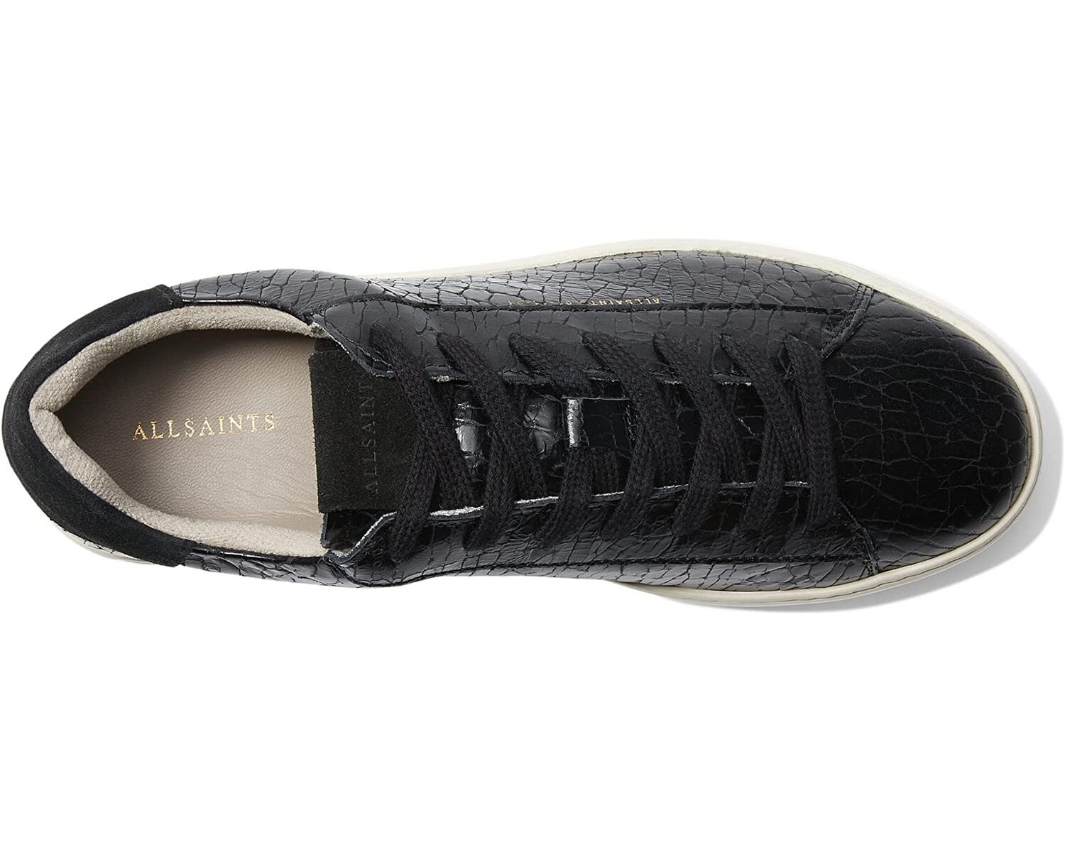 

Кроссовки Shana Croc Sneaker AllSaints, черный