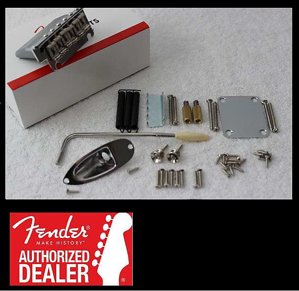 Fender American Standard USA New Chrome Stratocaster Body Hardware Set Strat 007-5091-049 - фото