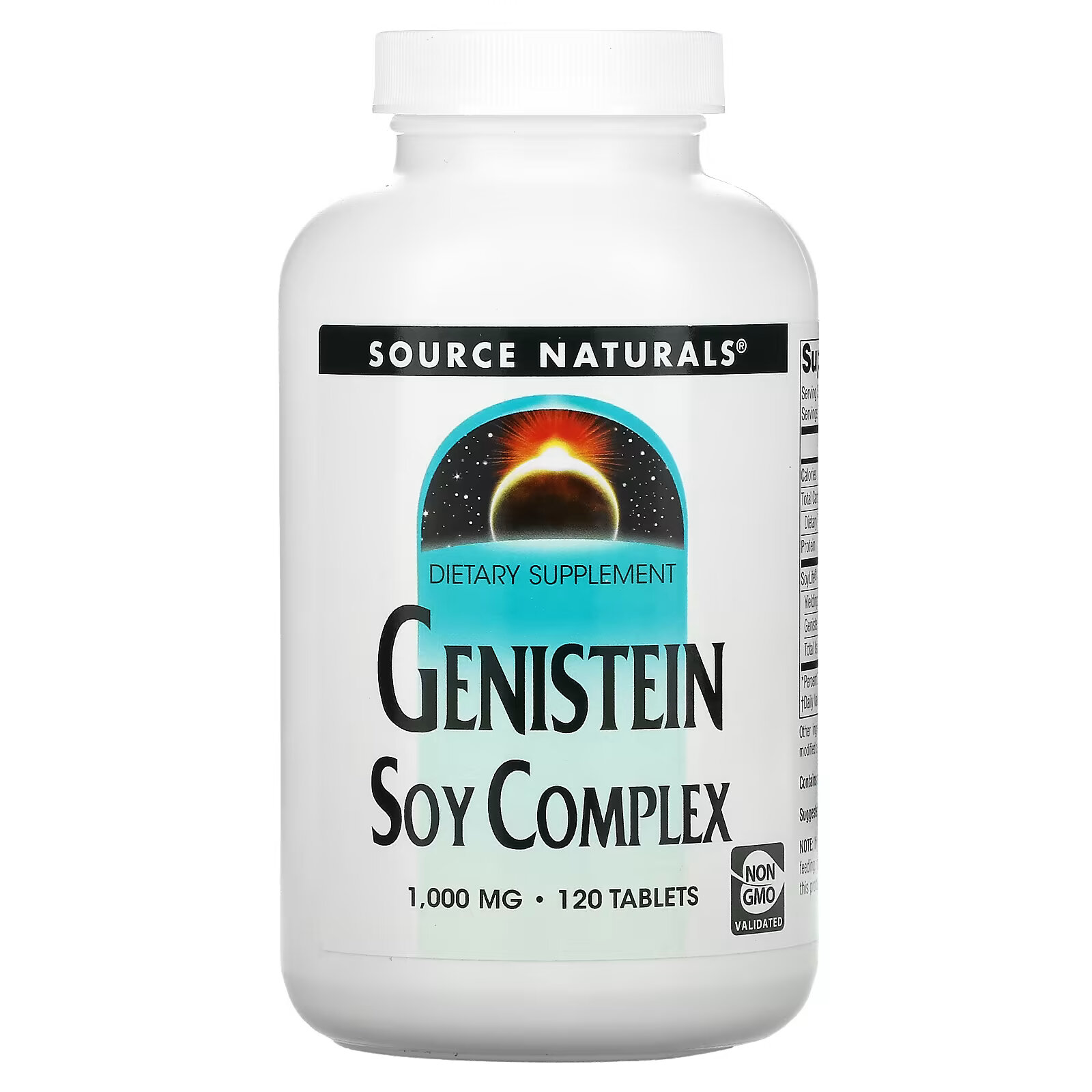 Source Naturals, Генистеин, соевый комплекс, 1000 мг, 120 таблеток source naturals генистеин соевый комплекс 1000 мг 120 таблеток