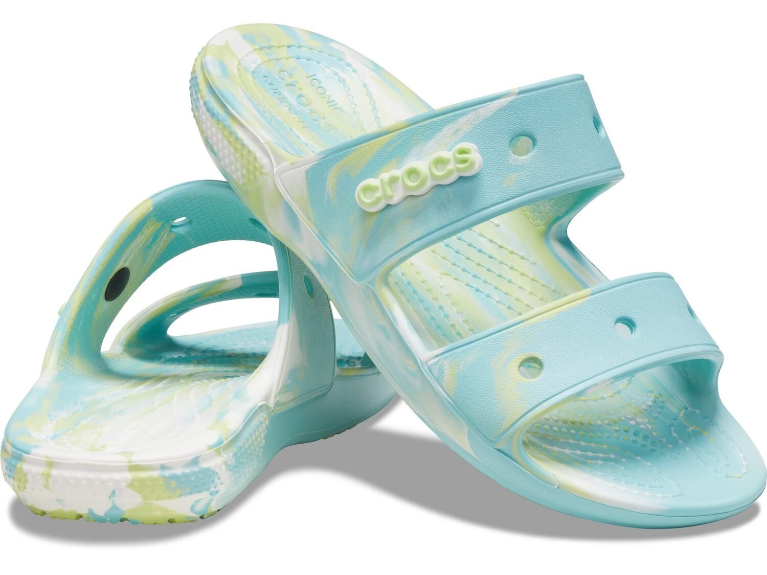 

Сандалии Crocs, Classic Marbled Tie-Dye Sandal