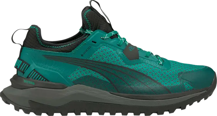 

Кроссовки Puma Voyage Nitro GORE-TEX Parasailing Castlerock, зеленый