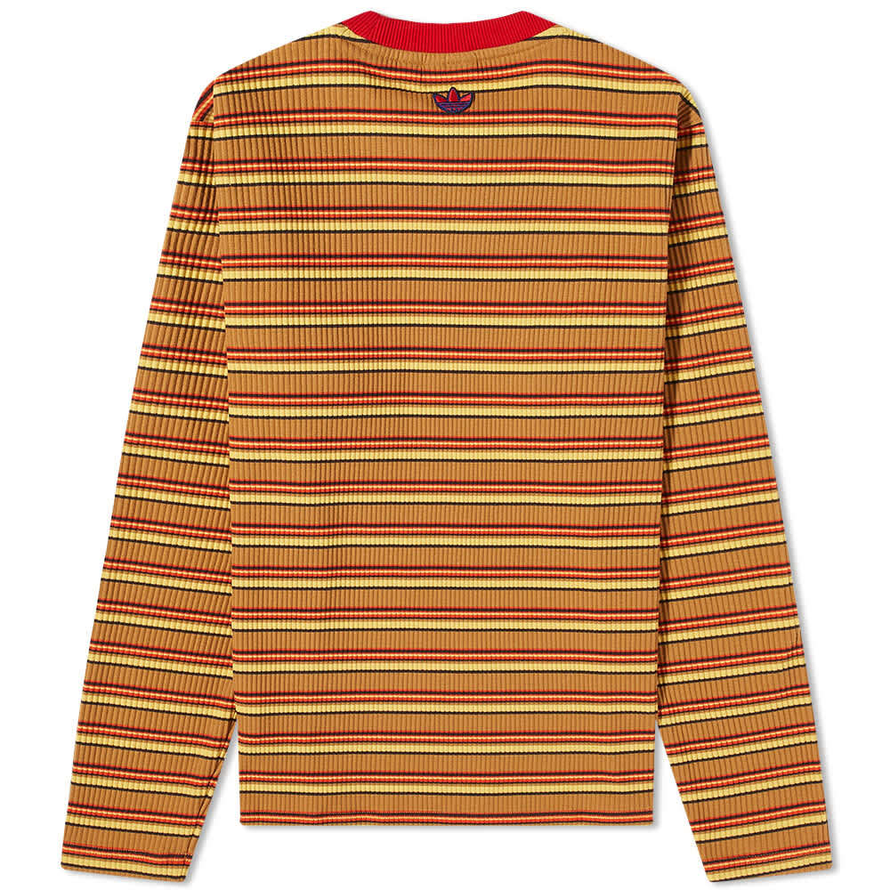 

Футболка Adidas Consortium X Wales Bonner Long Sleeved Striped Tee, Коричневый